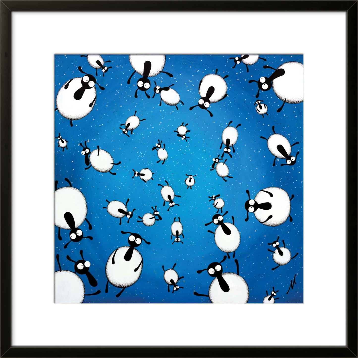 16” Limited Edition Print - Space Sheep