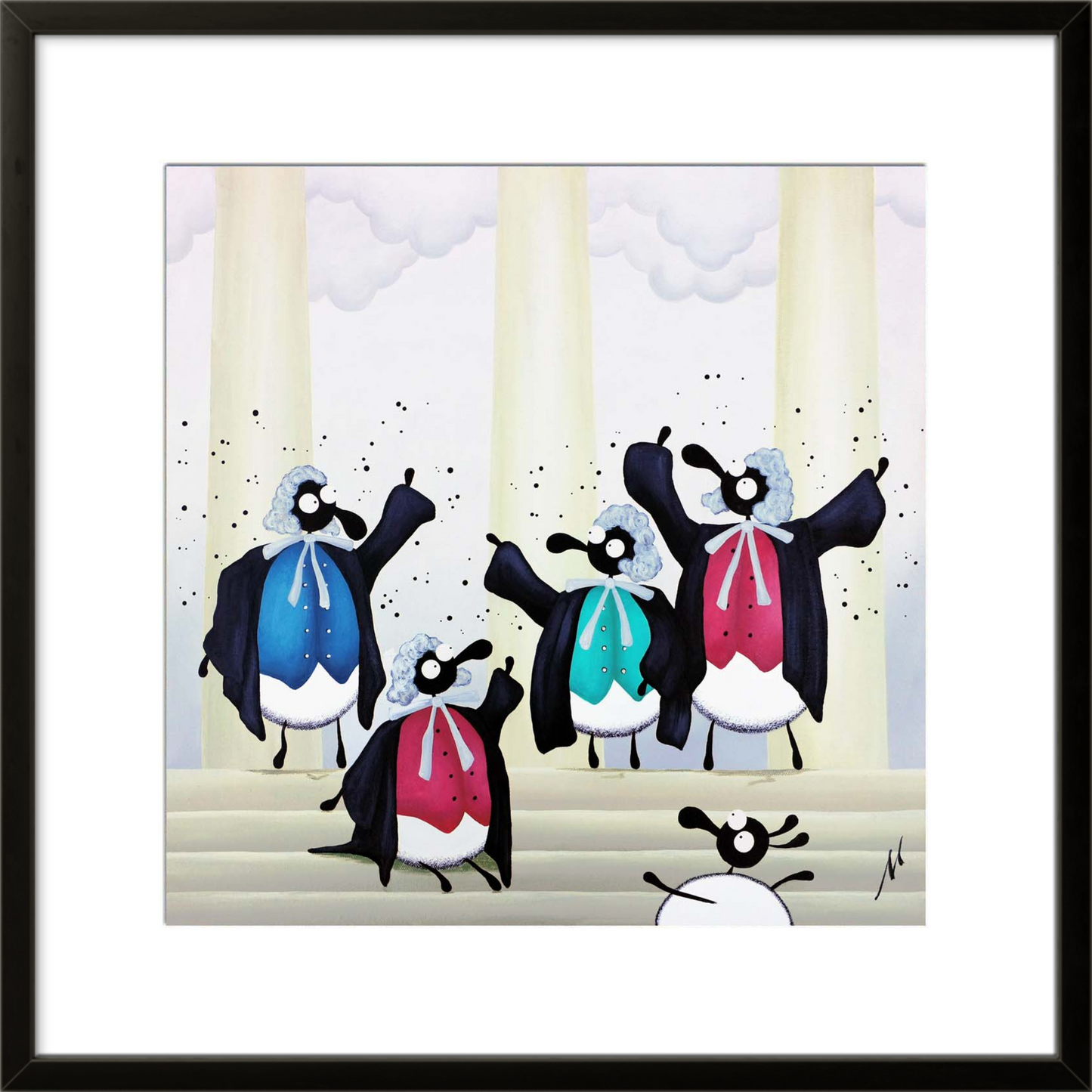 16” Limited Edition Print - Members Of The Baa