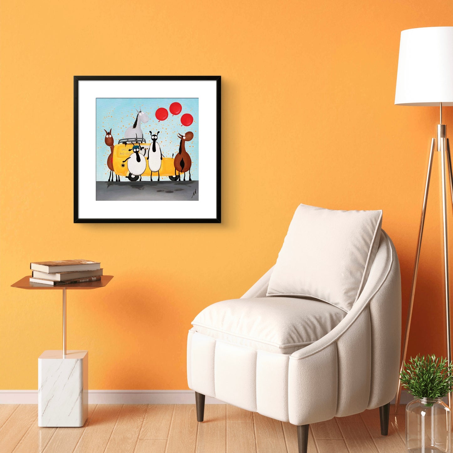 20” Limited Edition Print - Only Ewes And Horses