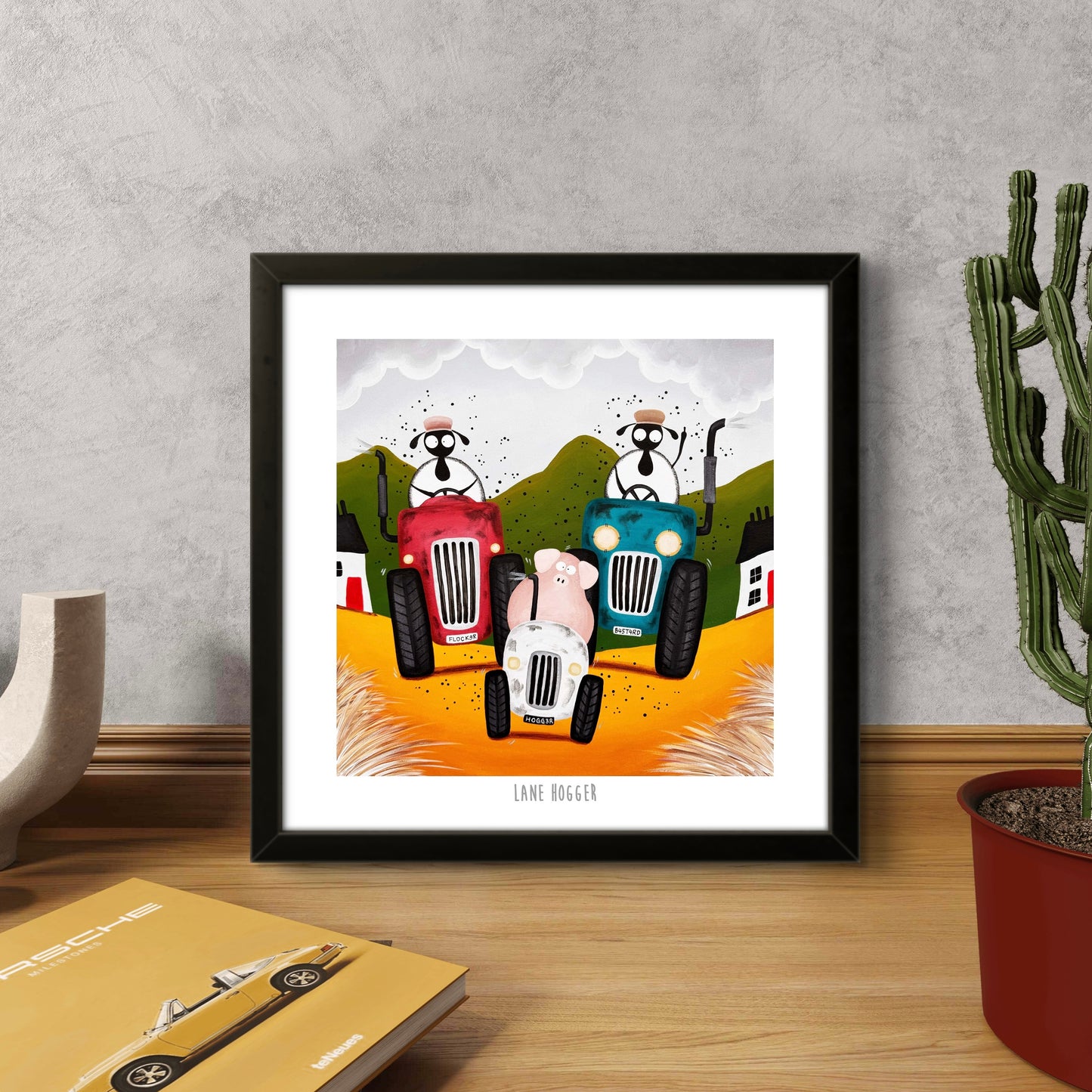 10” Print - Lane Hogger