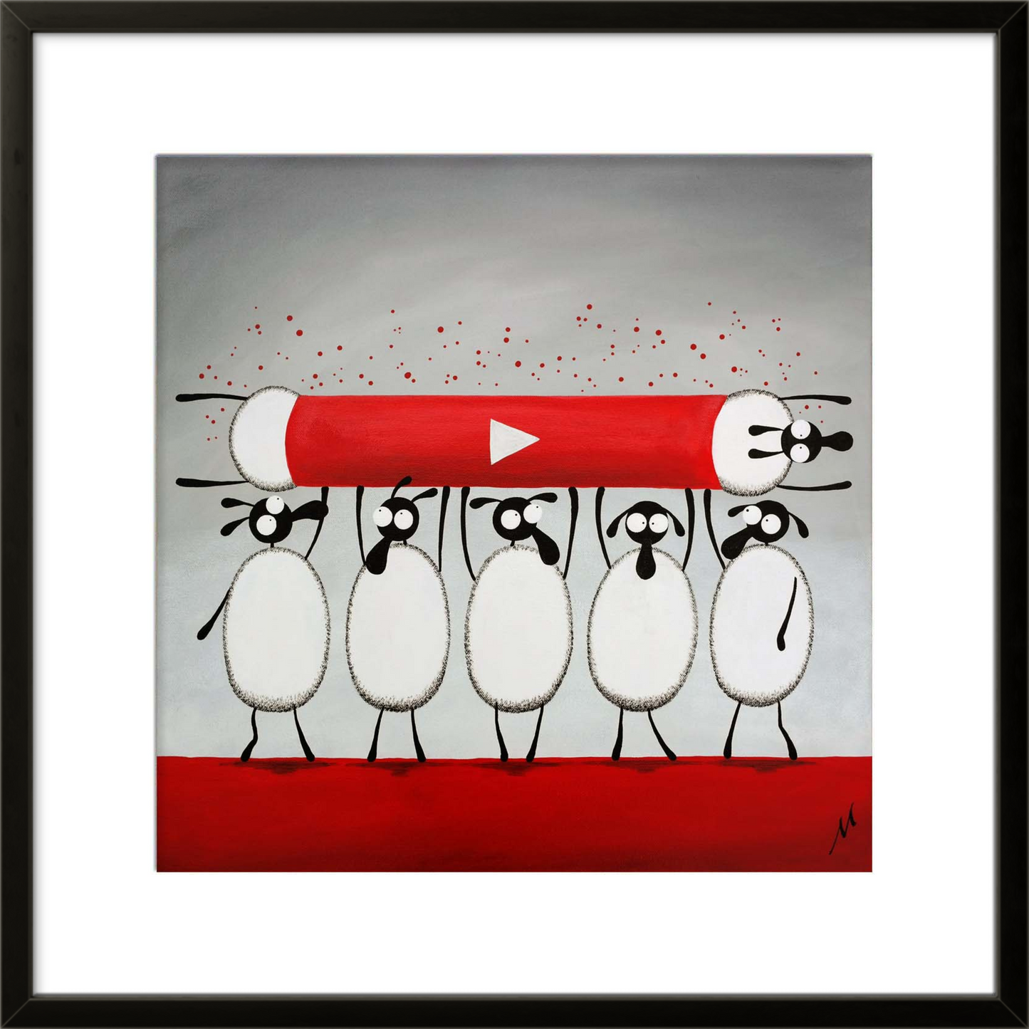 16” Limited Edition Print - Ewe-Tube