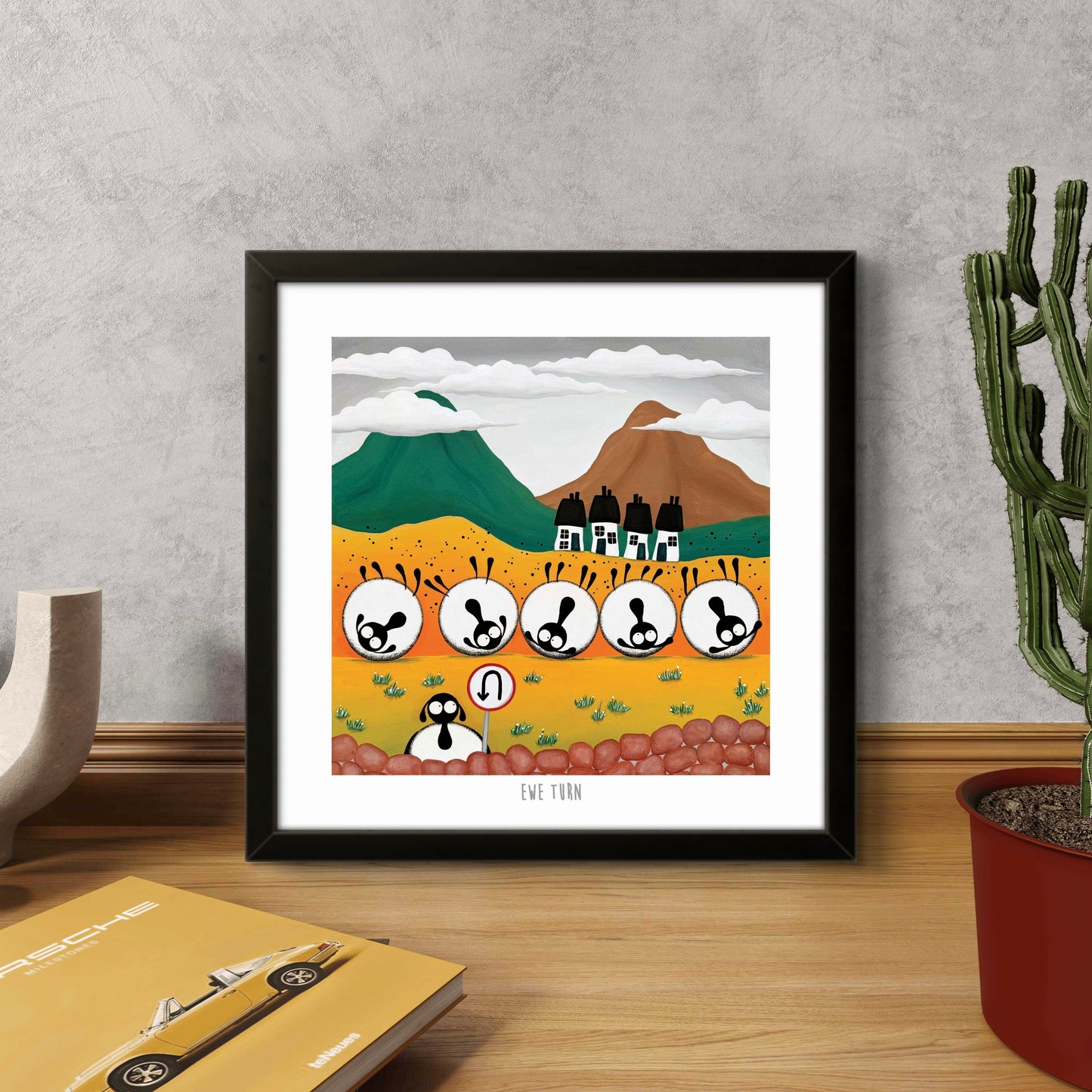 10” Print - Ewe Turn
