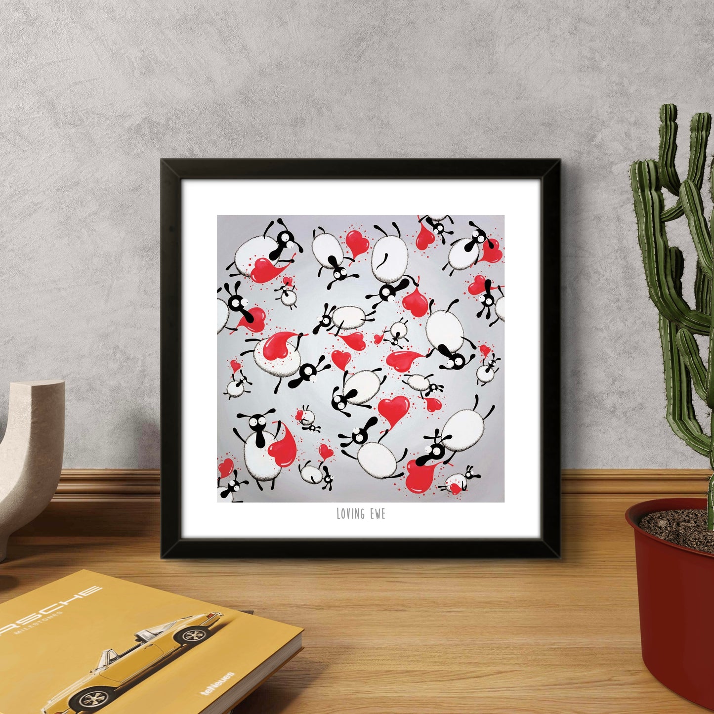 10” Print - Loving Ewe