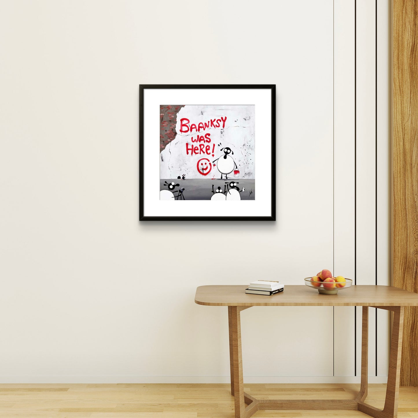 20" Limited Edition Print - Baanksy Was Here!