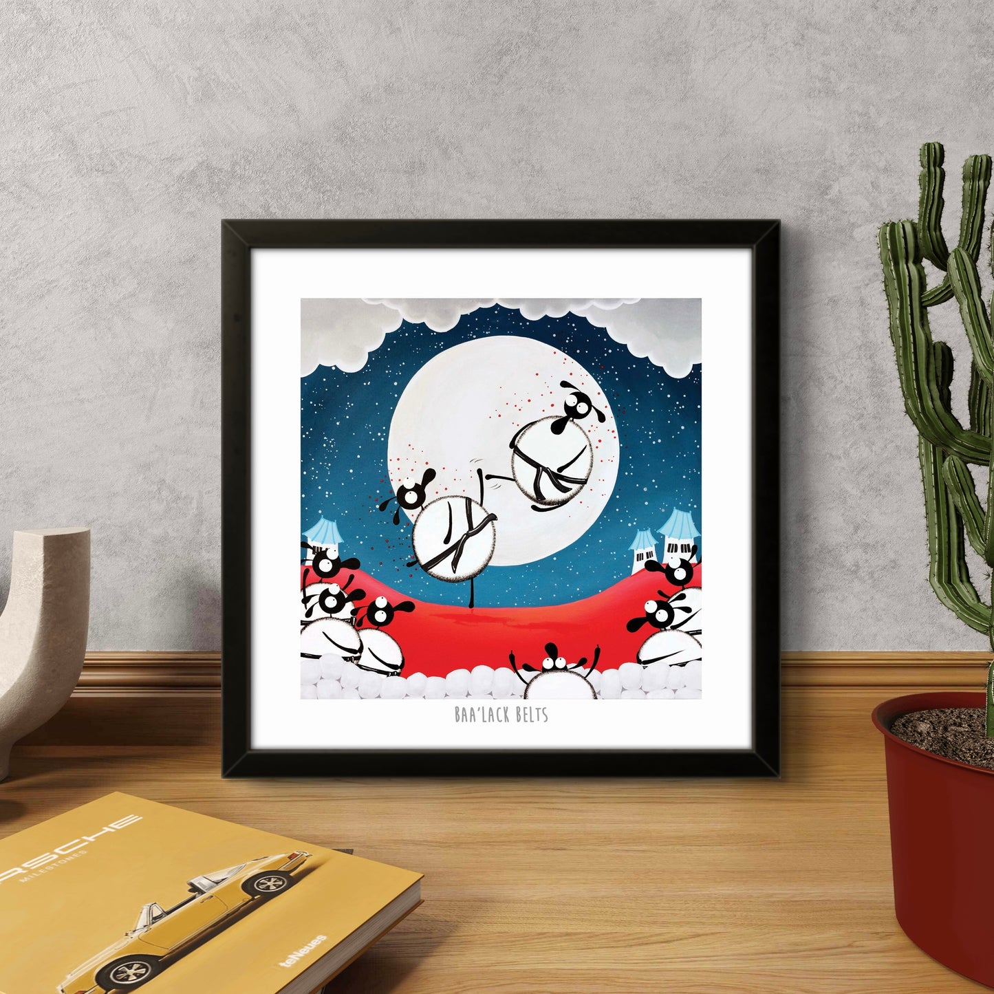 10” Print - Baa'lack Belts