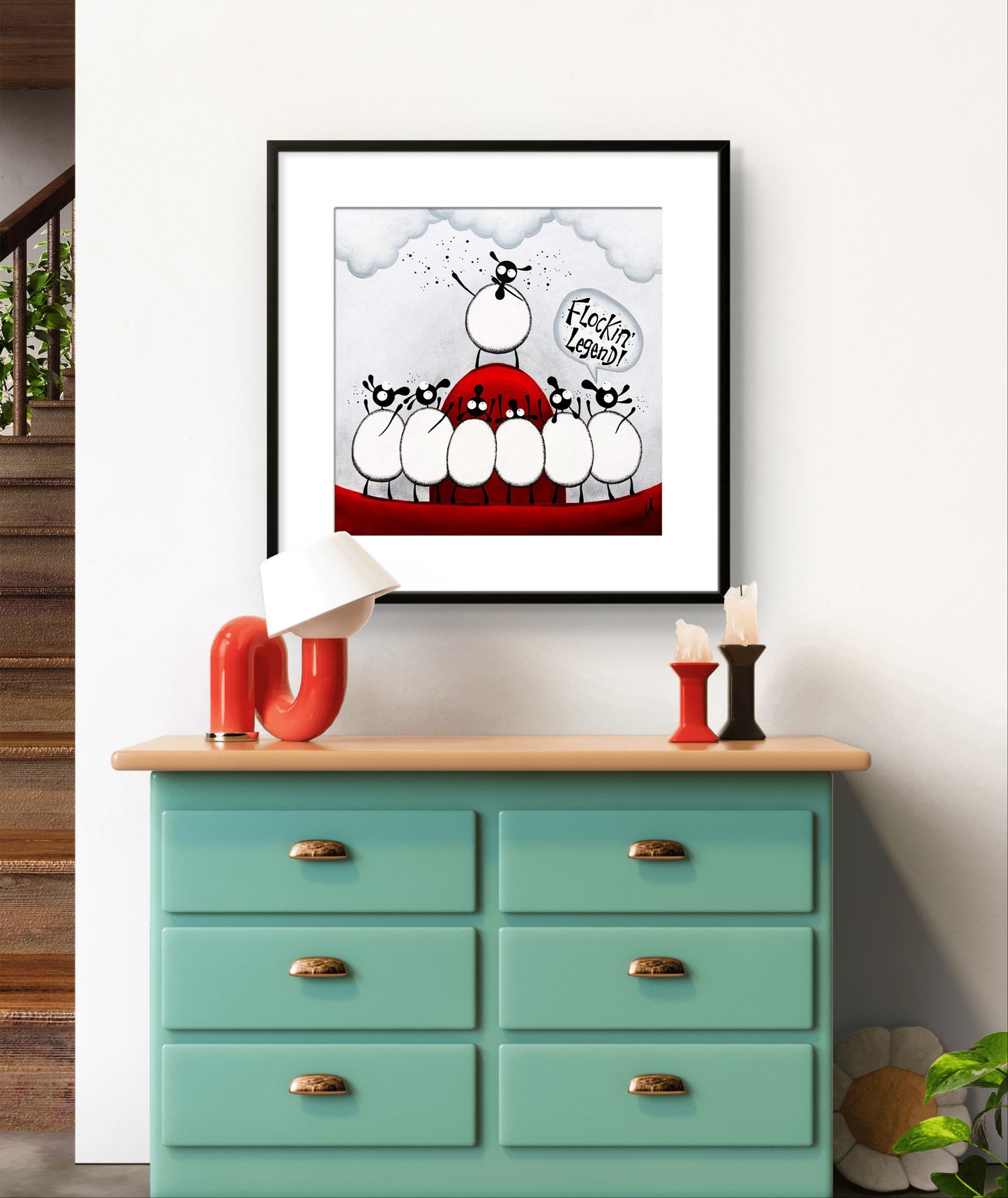 20" Limited Edition Print - Flockin’ Legend!