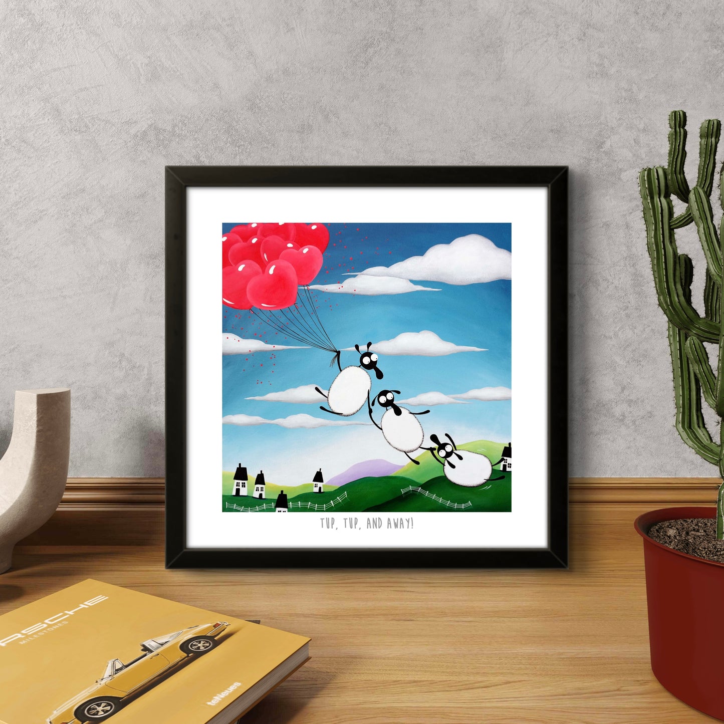 10” Print - Tup, Tup, And Away!