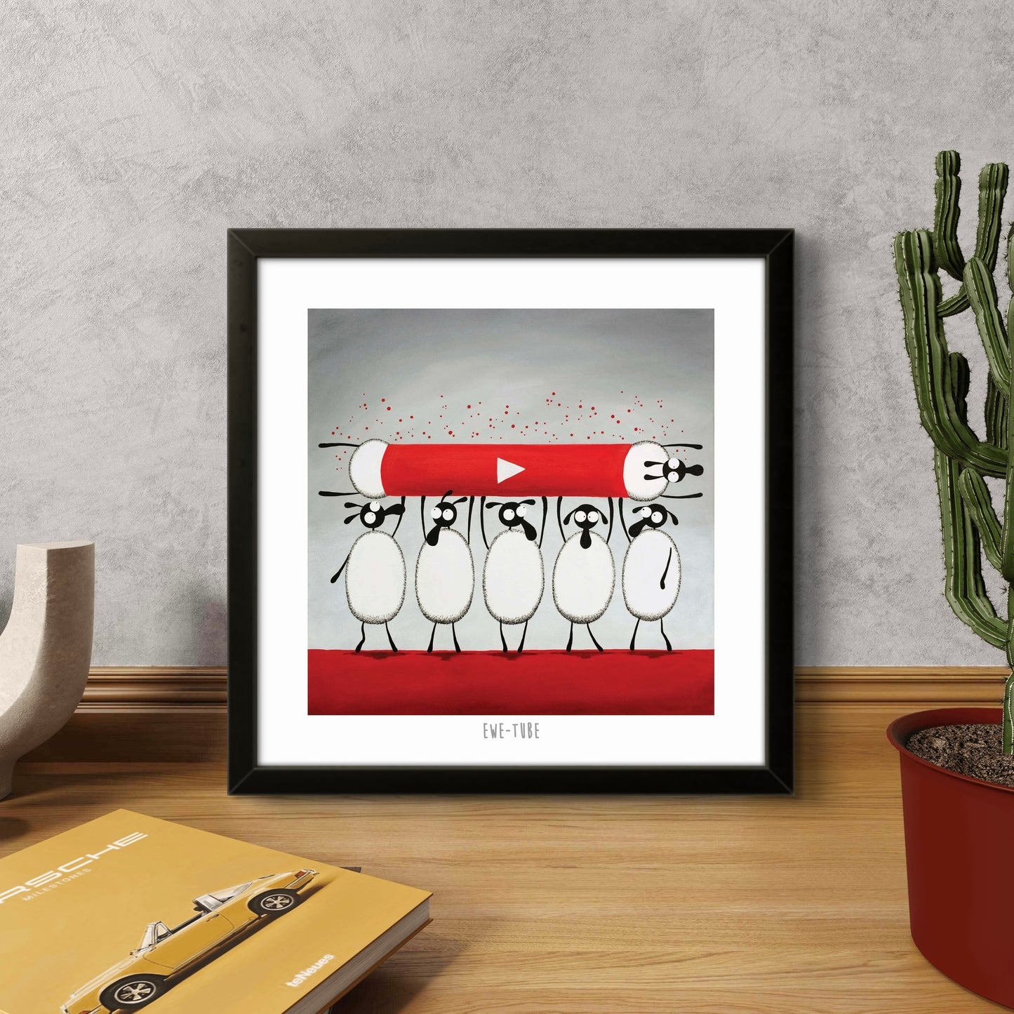 10” Print - Ewe-Tube