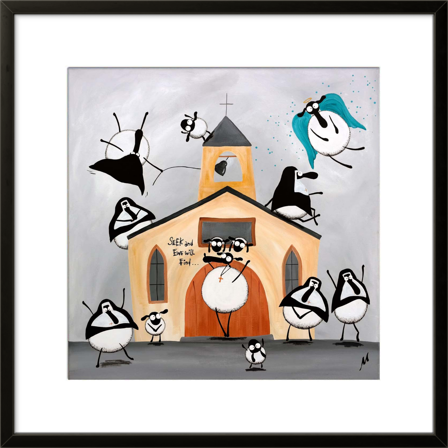 16” Limited Edition Print - Christian Fellowsheep