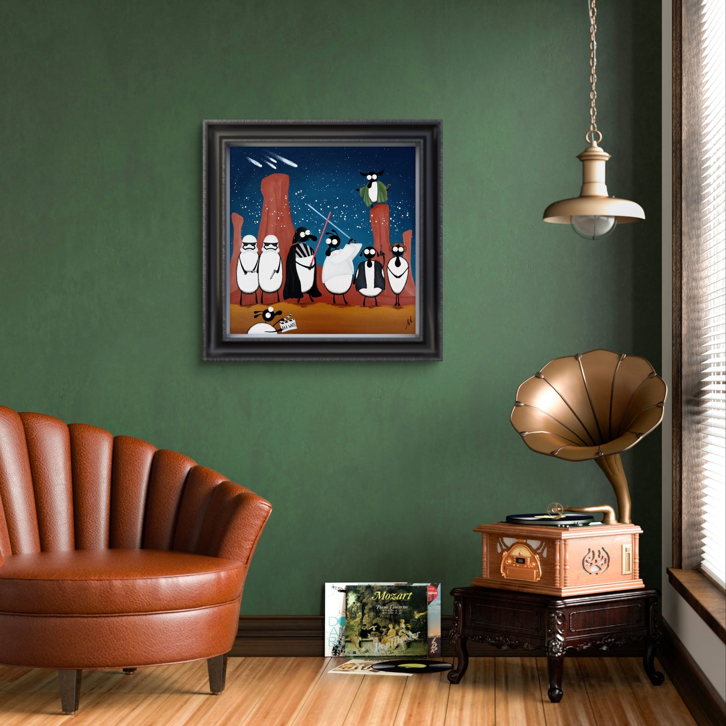 "Baa Wars" Original Painting