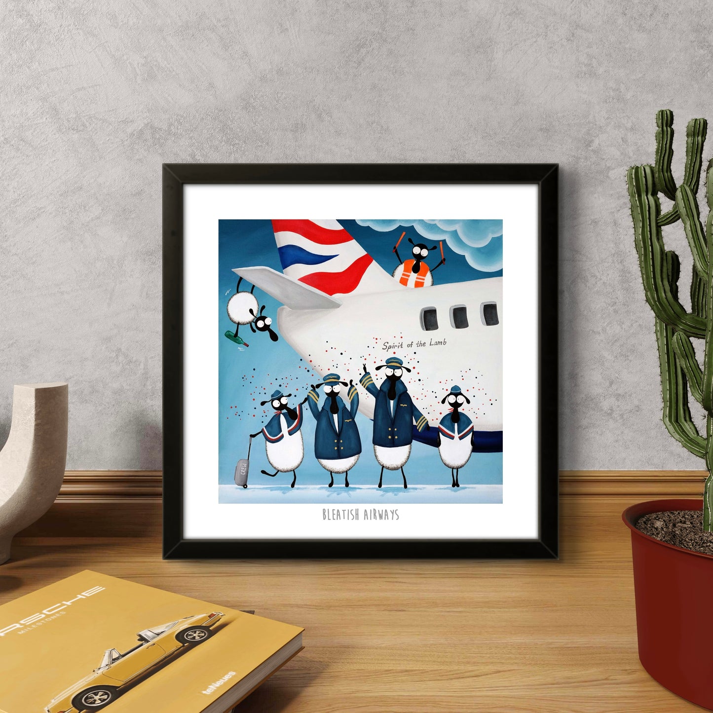 10” Print - Bleatish Airways