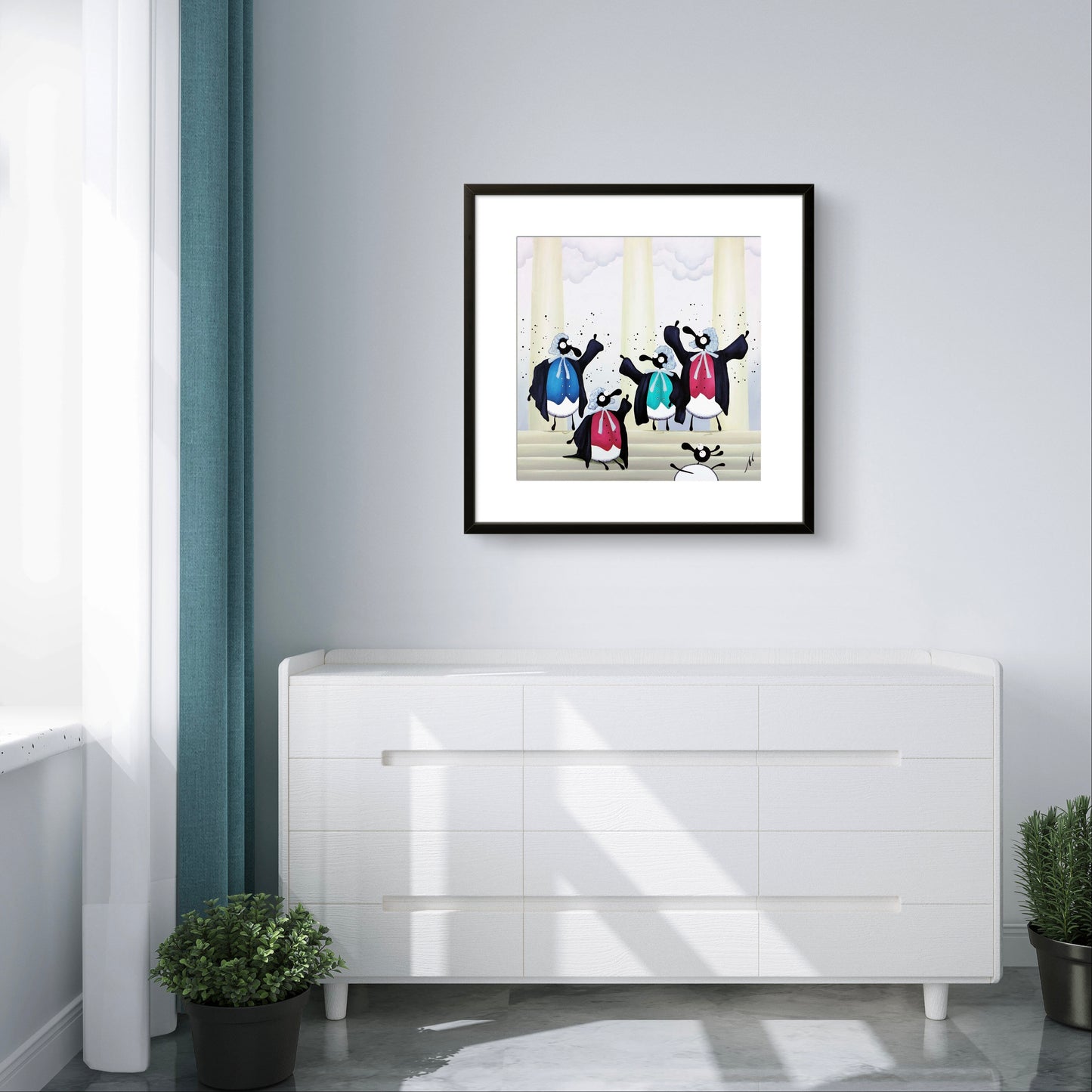 20" Limited Edition Print - Members Of The Baa (First Edition 1/50)