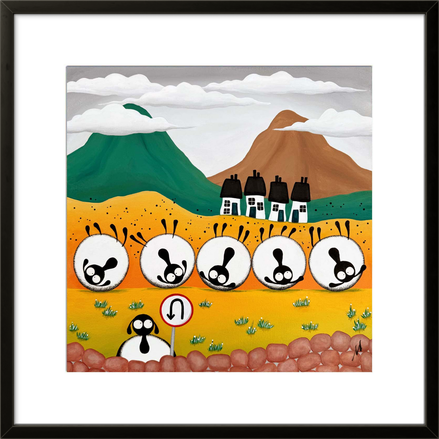 16” Limited Edition Print - Ewe Turn