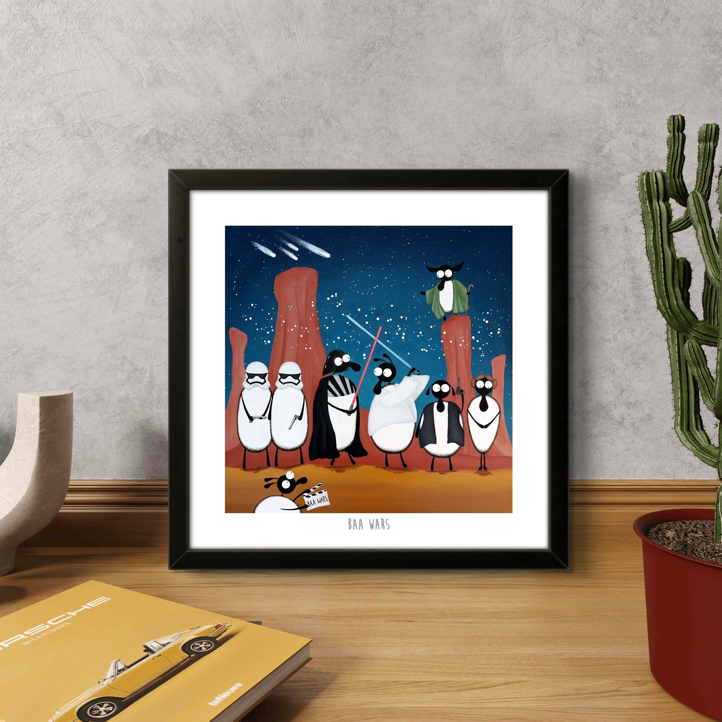 10” Print - Baa Wars