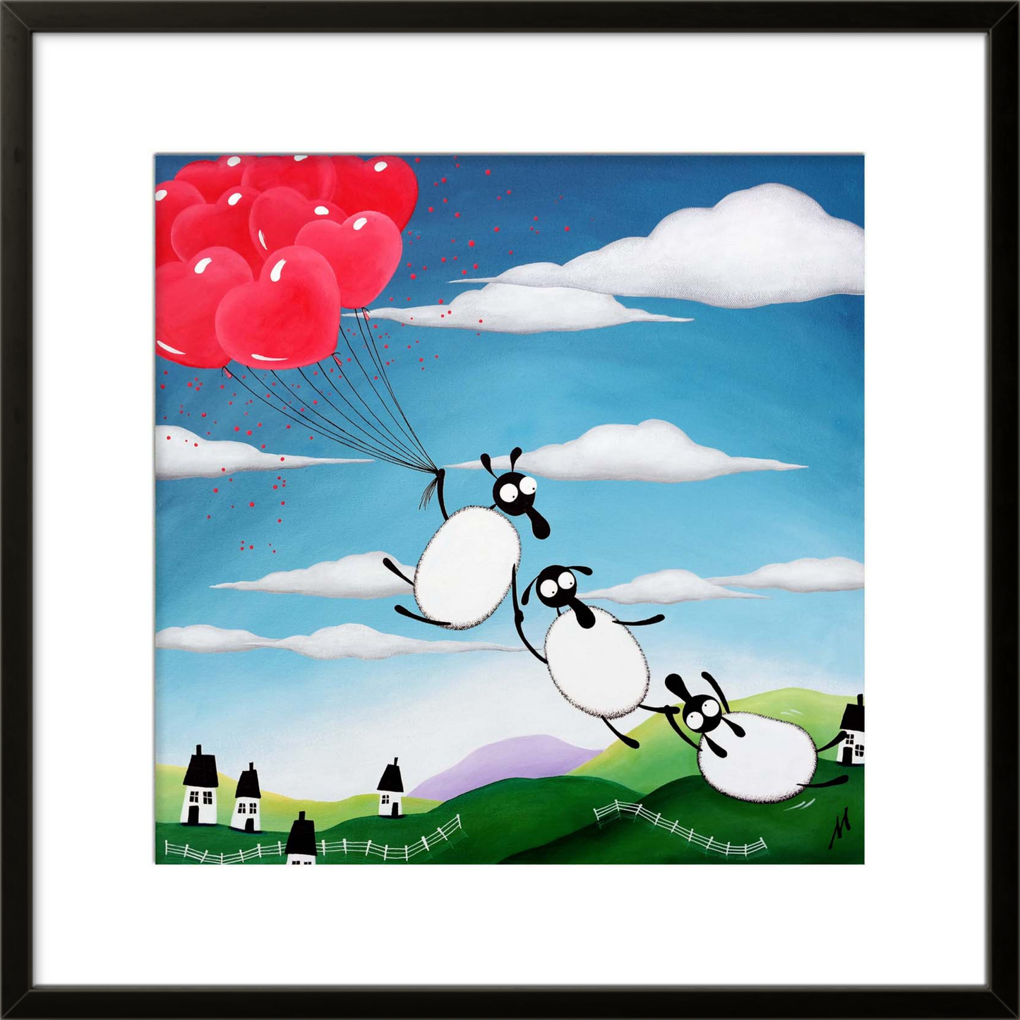 16” Limited Edition Print - Tup, Tup, And Away!