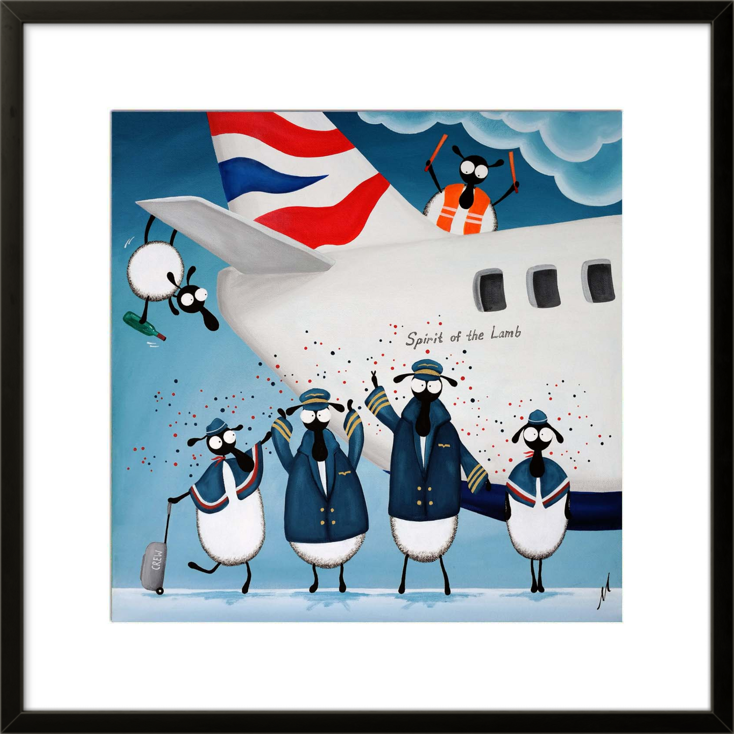 16” Limited Edition Print - Bleatish Airways