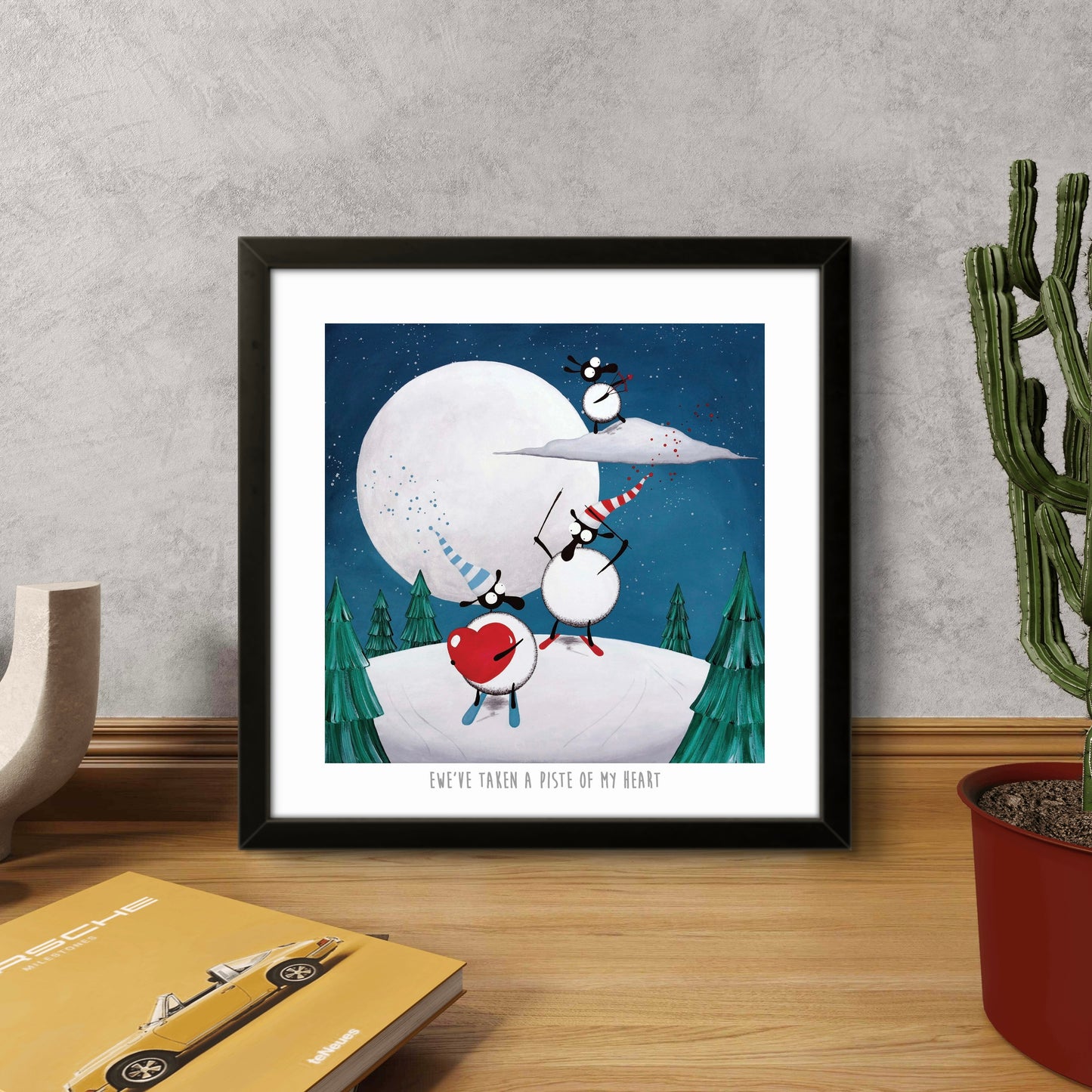 10” Print - Ewe've Taken A Piste Of My Heart