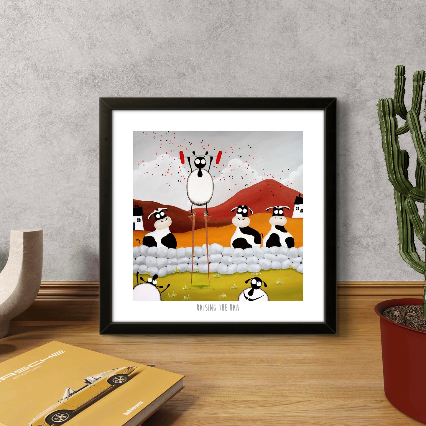 10” Print - Raising The Baa