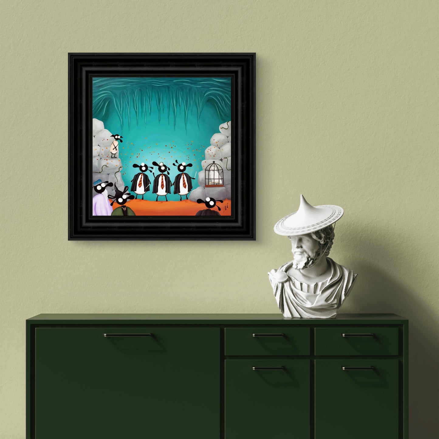 "Chamber Of Sheeplets" Original Painting