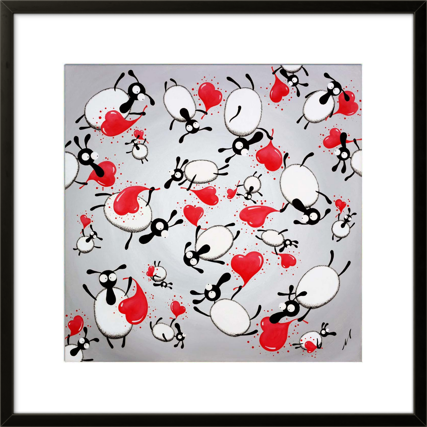 16” Limited Edition Print - Loving Ewe