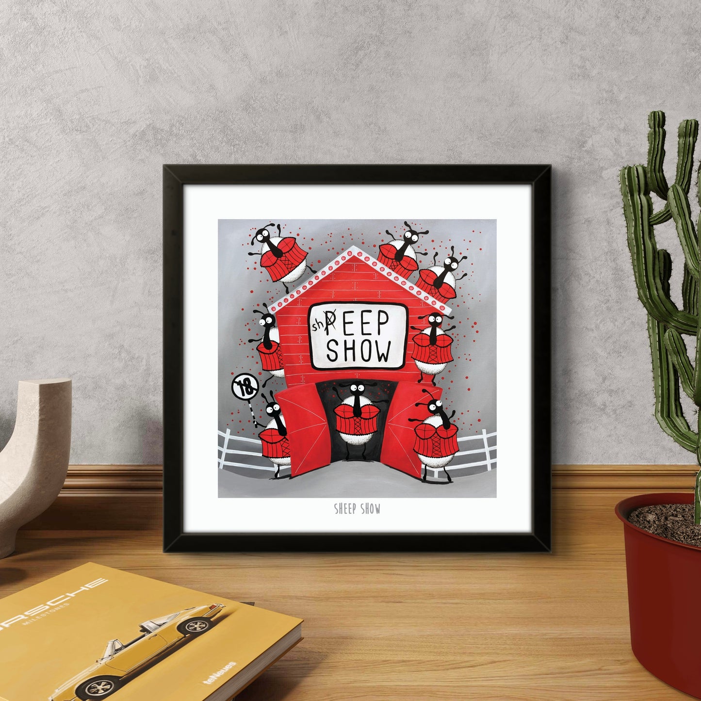 10” Print - Sheep Show