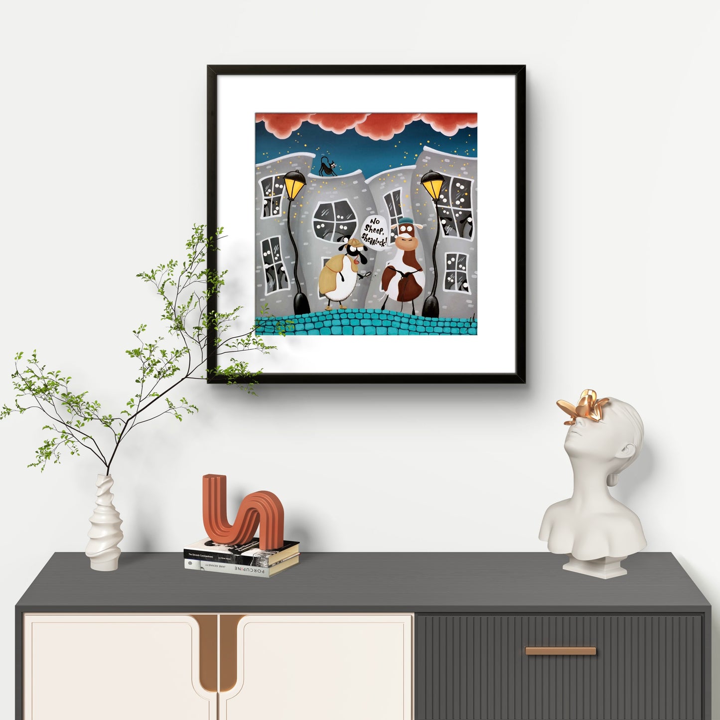 20" Limited Edition Print - No Sheep, Shearlock!