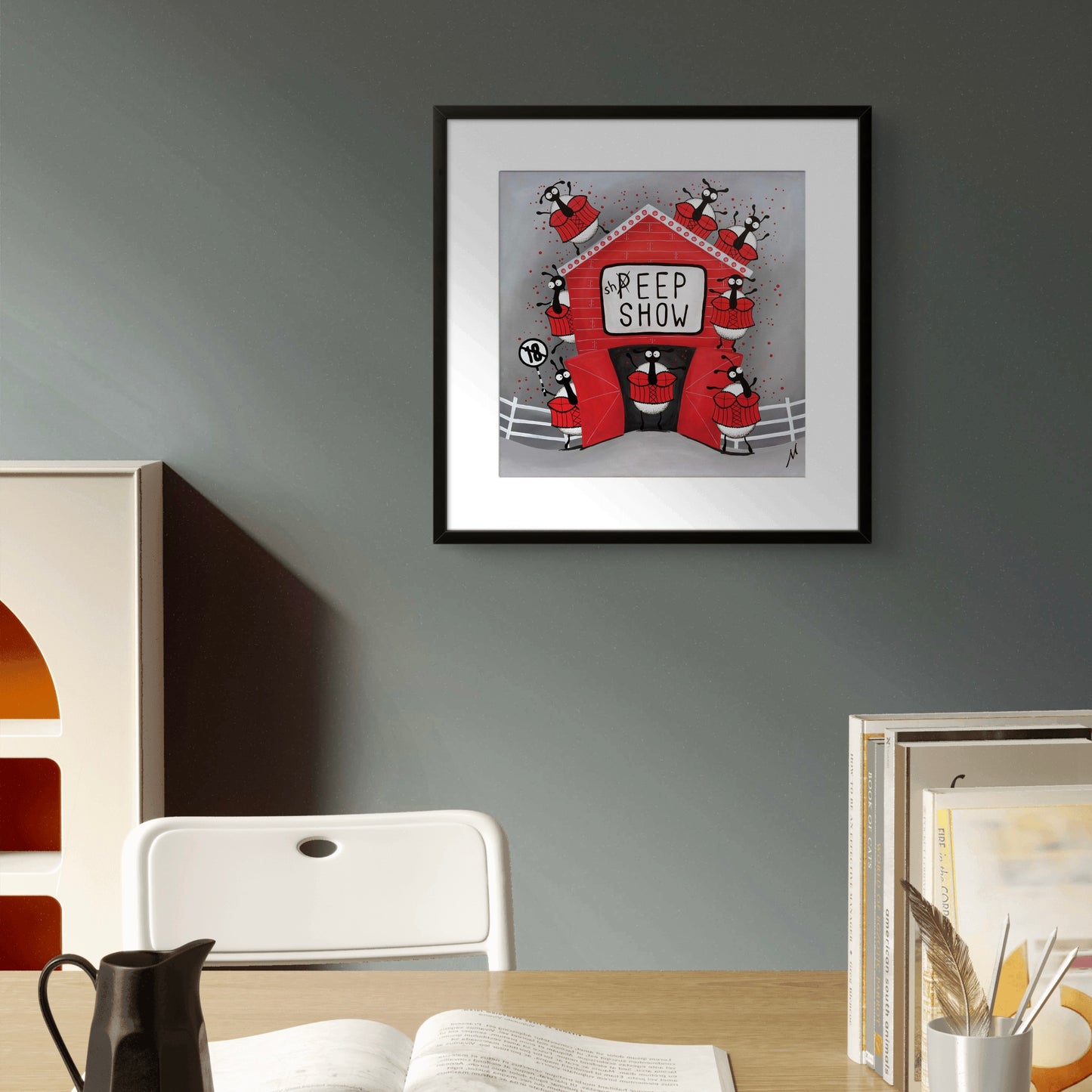 20" Limited Edition Print - Sheep Show (First Edition 1/50)