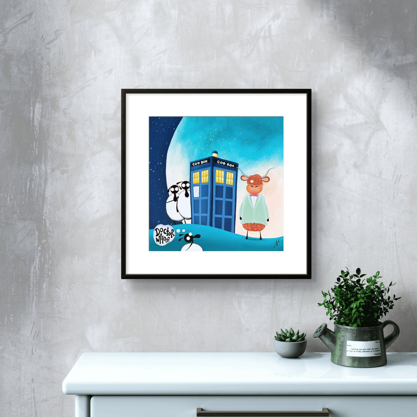 20" Limited Edition Print - Doctor Whoo