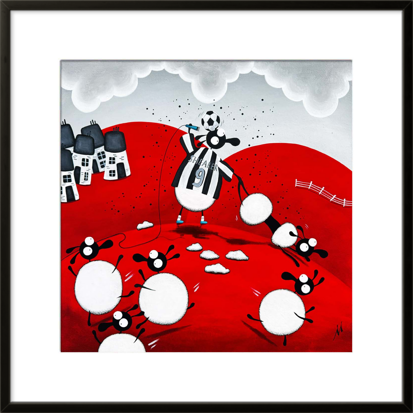 16” Limited Edition Print - Alan Shearer