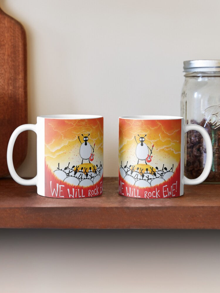We Will Rock Ewe! Ceramic Mug