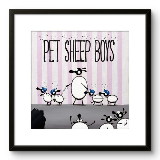 20" Limited Edition Print - Pet Sheep Boys