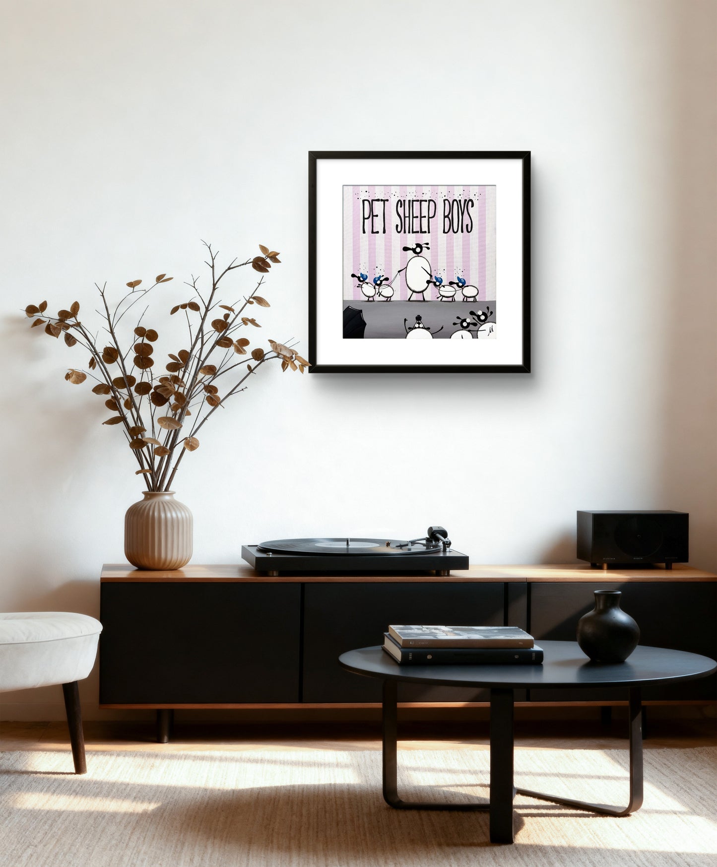 20" Limited Edition Print - Pet Sheep Boys