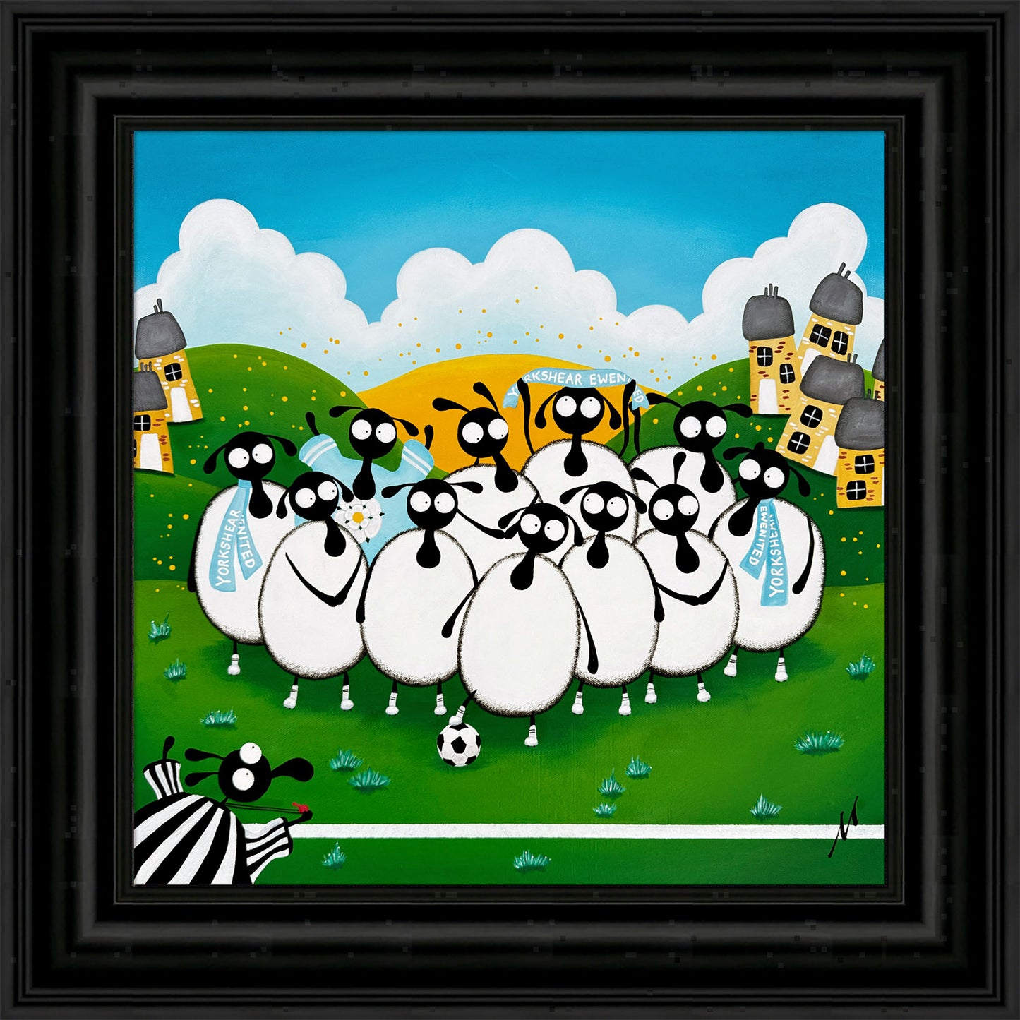 “Yorkshear Ewenited” Original Painting