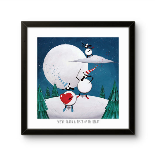 10” Print - Ewe've Taken A Piste Of My Heart