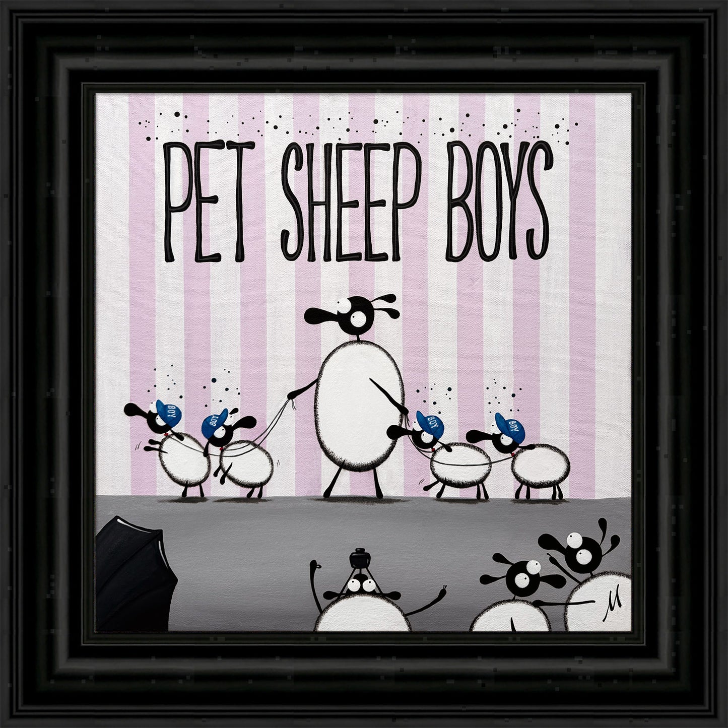 “Pet Sheep Boys" Original Painting
