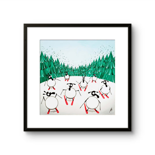 16” Limited Edition Print - Ski Ewe Later