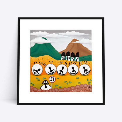 20" Limited Edition Print - Ewe Turn (First Edition 1/50)