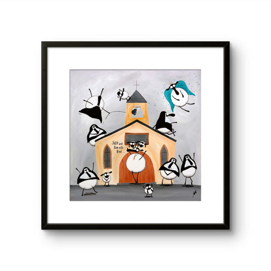 16” Limited Edition Print - Christian Fellowsheep