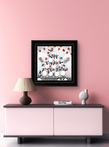 “Shearleaders" Original Painting