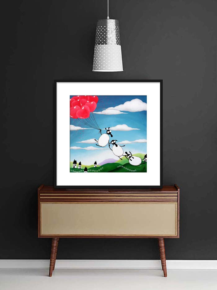 20" Limited Edition Print - Tup, Tup, And Away!