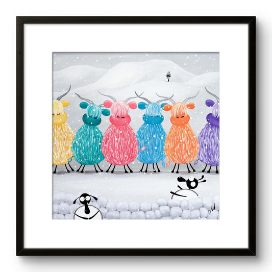 20" Limited Edition Print - Rainbow In The Snow