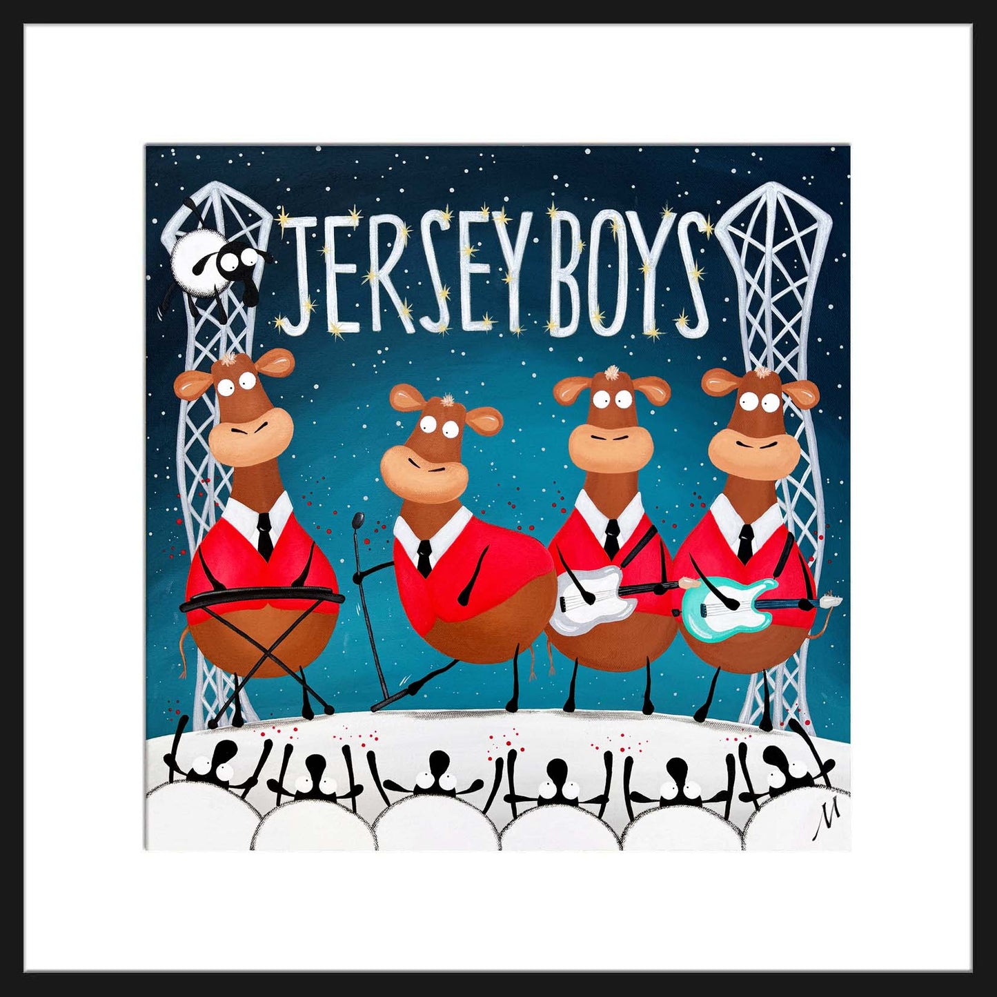 20" Limited Edition Print - Jersey Boys (First Edition 1/50)