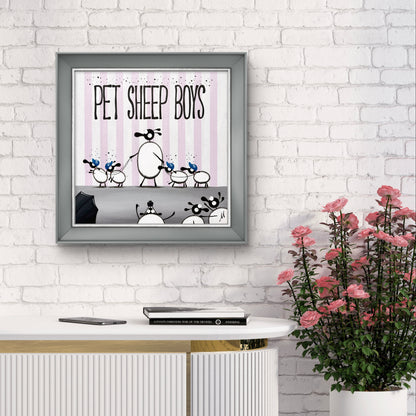 “Pet Sheep Boys" Original Painting