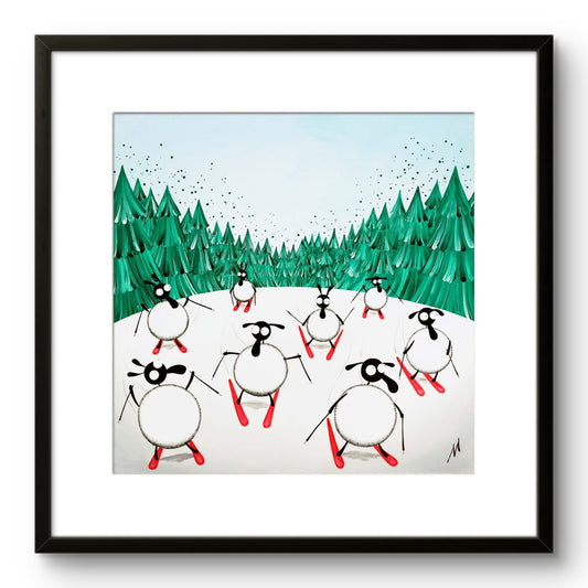 20” Limited Edition Print - Ski Ewe Later