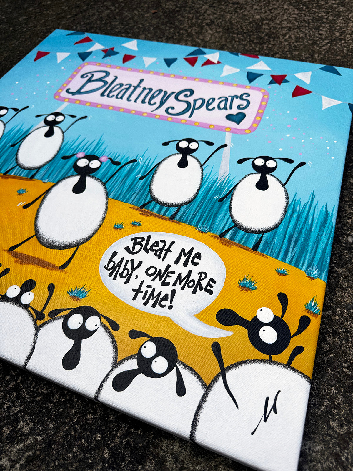 “Bleatney Spears" Original Painting