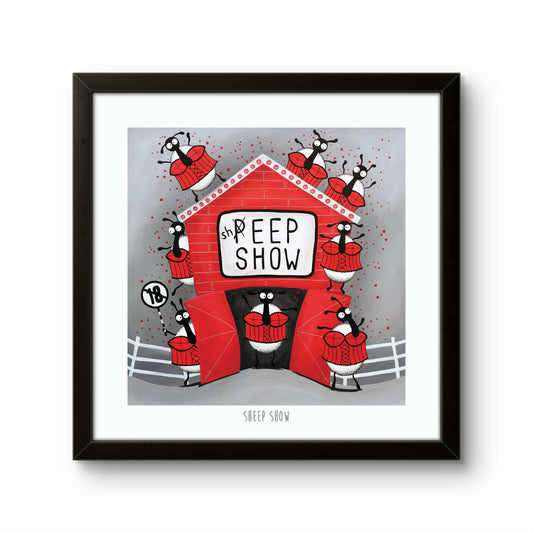 10” Print - Sheep Show