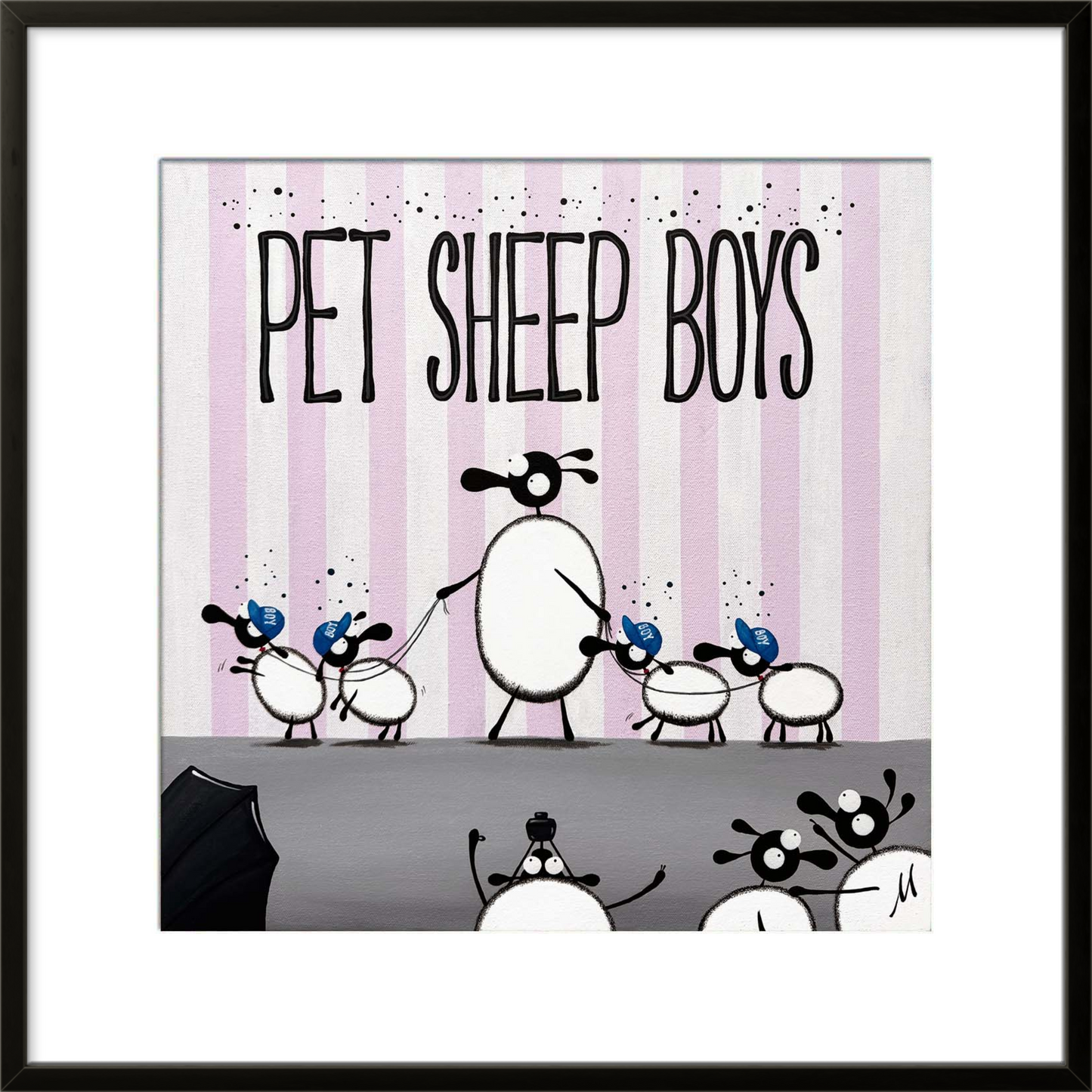 16” Limited Edition Print - Pet Sheep Boys