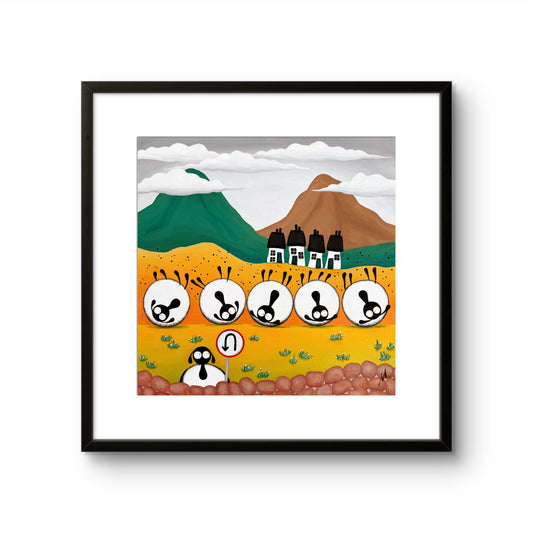 16” Limited Edition Print - Ewe Turn