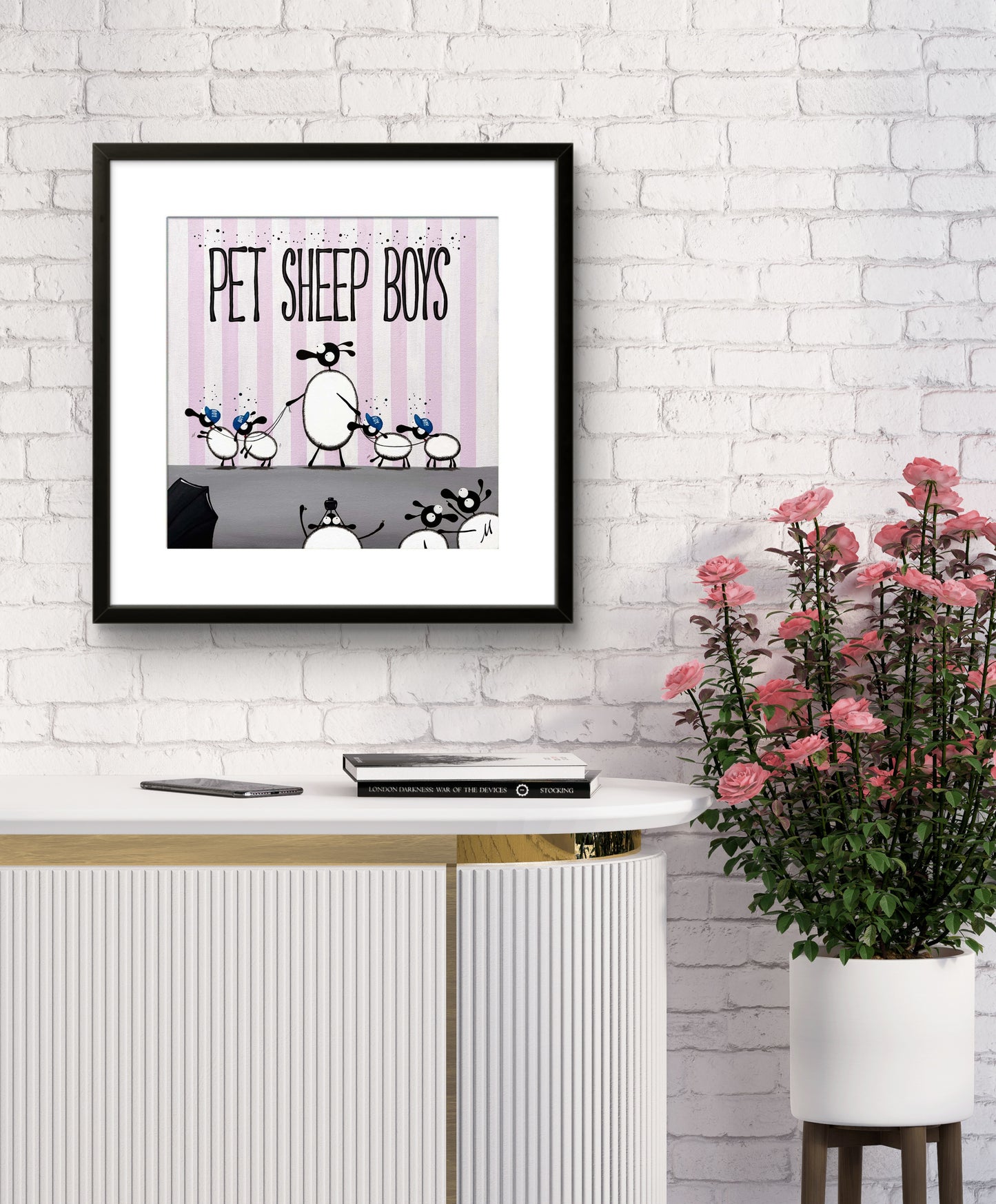 20" Limited Edition Print - Pet Sheep Boys