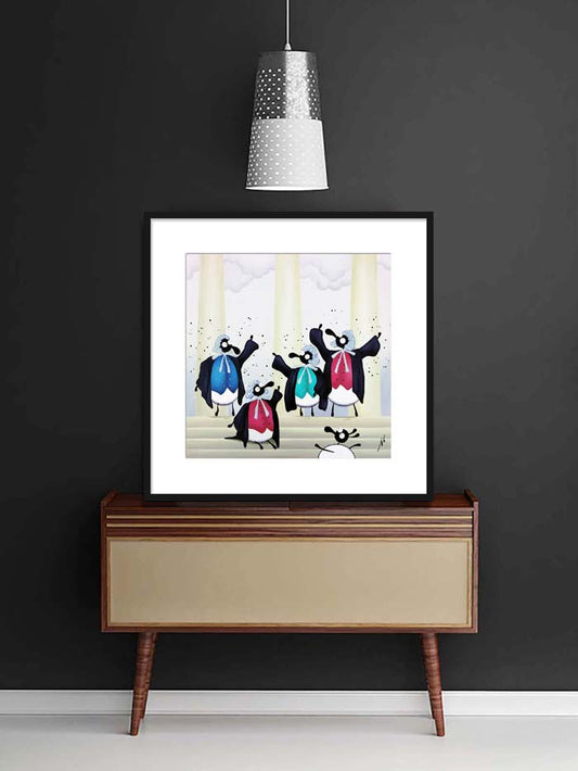 20" Limited Edition Print - Members Of The Baa (First Edition 1/50)